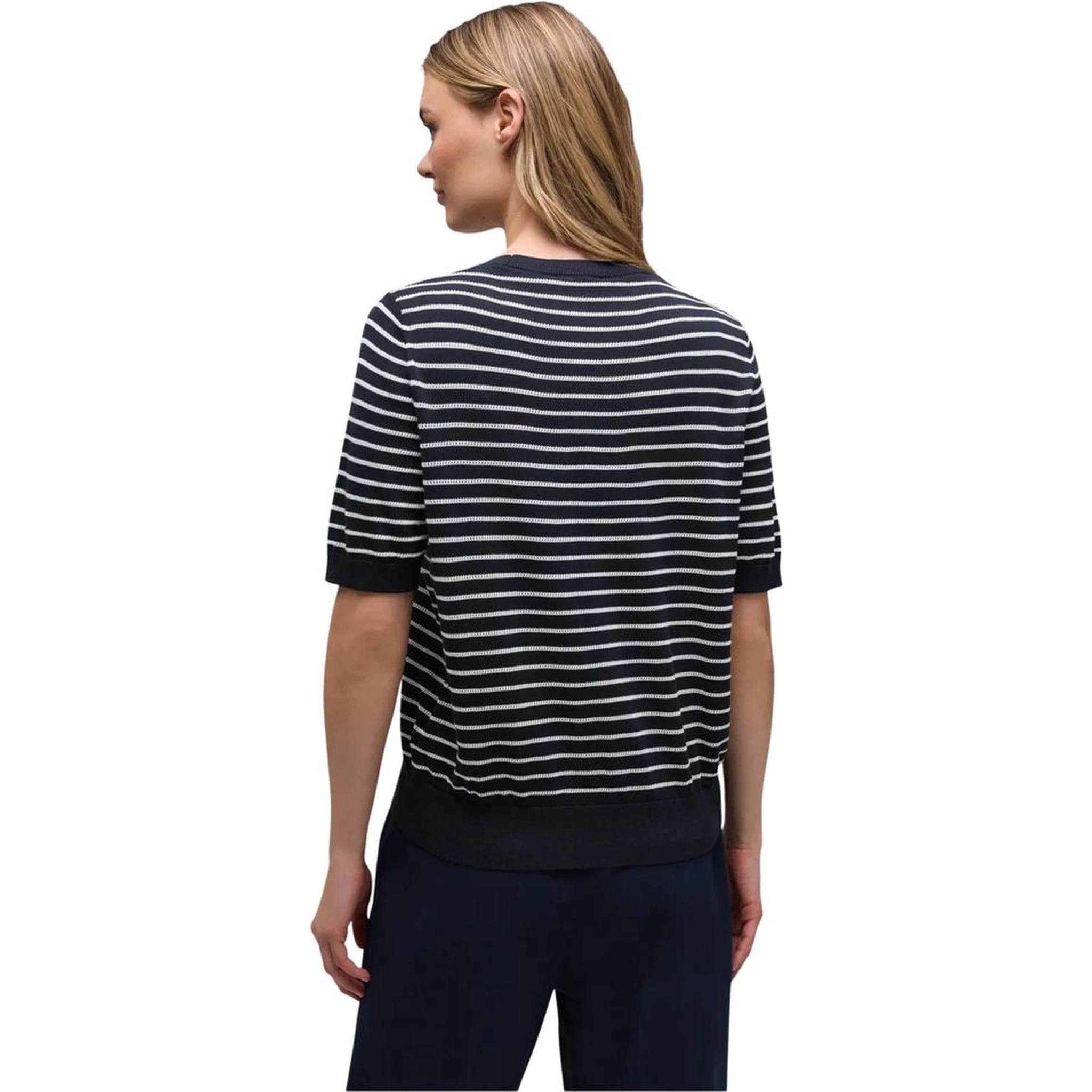 Blue Viscose T-Shirt