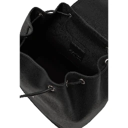 Black Polyethylene Backpack