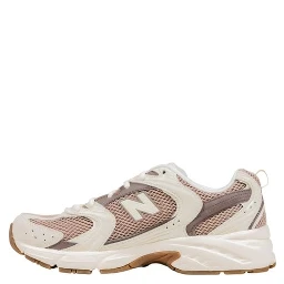 Pink Suede Leather Athletic Sneakers