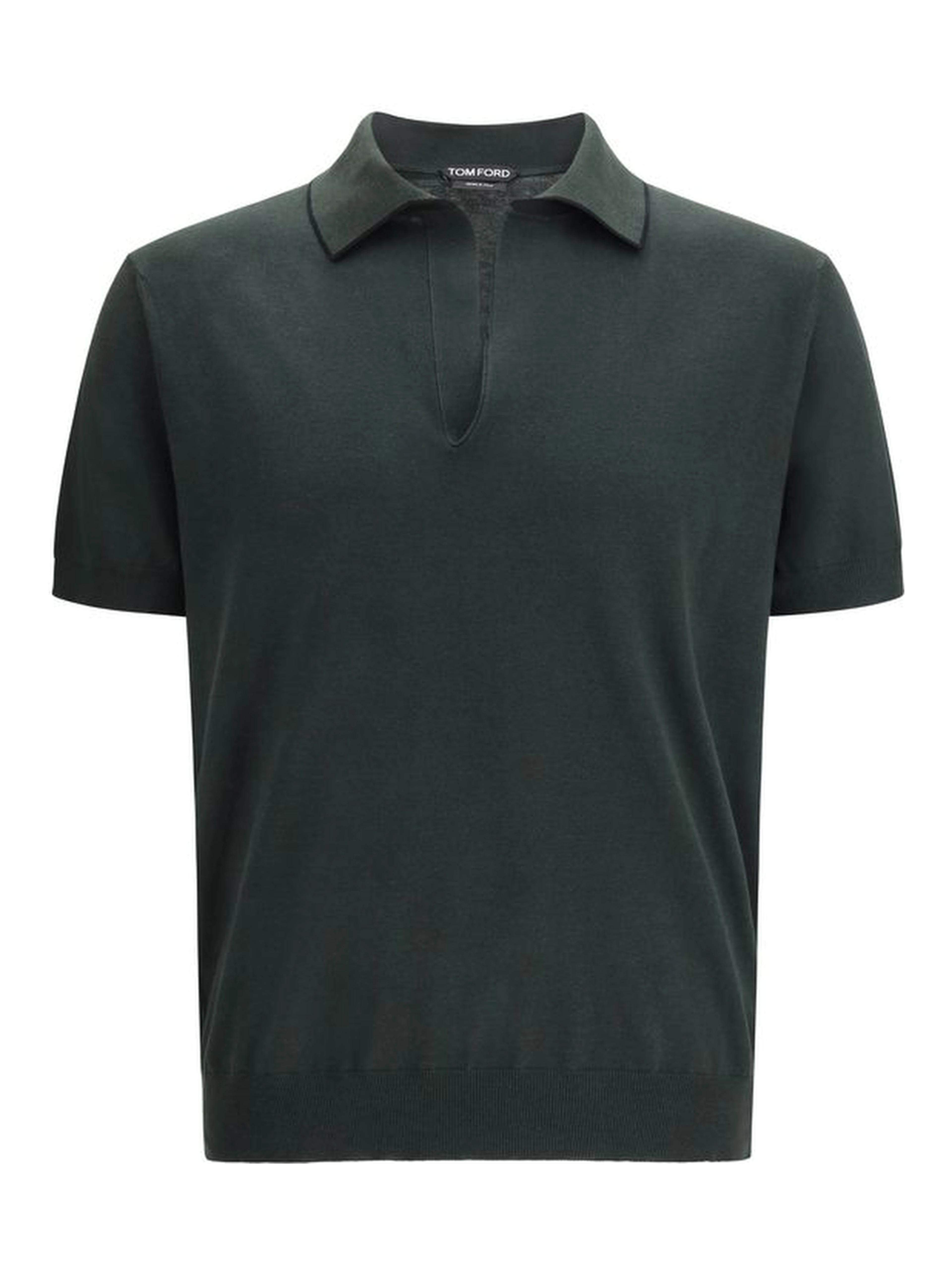 Bicolor Cotton Polo Shirt
