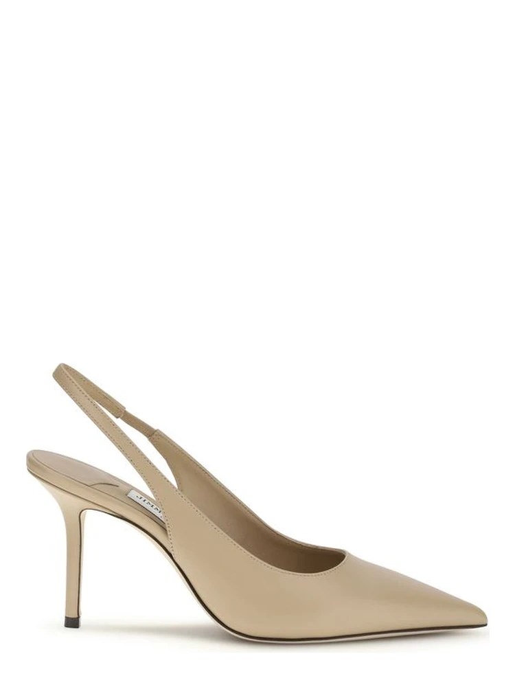 Beige Calf Leather Bos Taurus Platform Pumps
