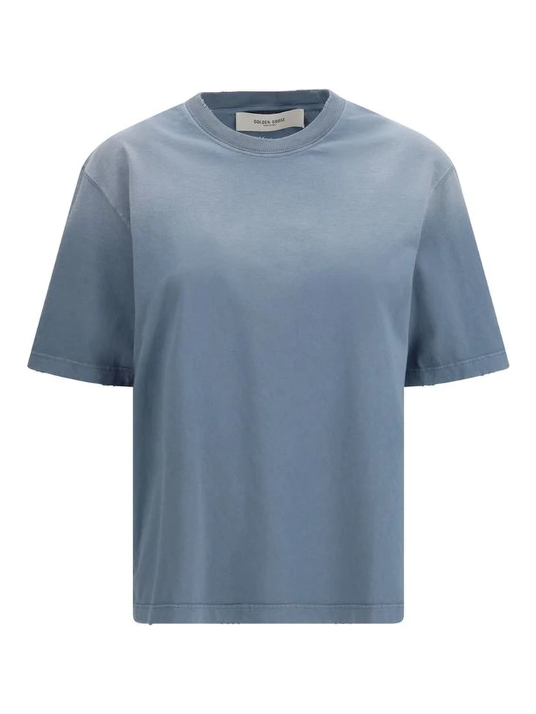 Blue Cotton T-Shirt