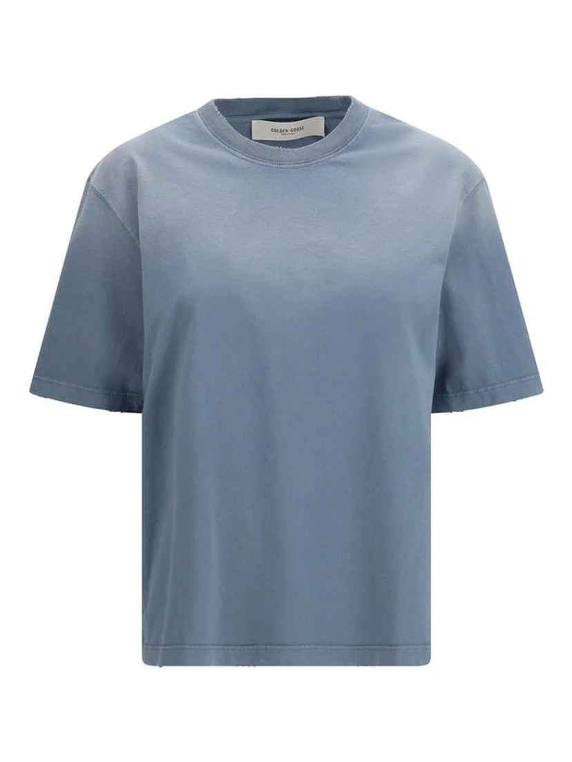 Blue Cotton T-Shirt