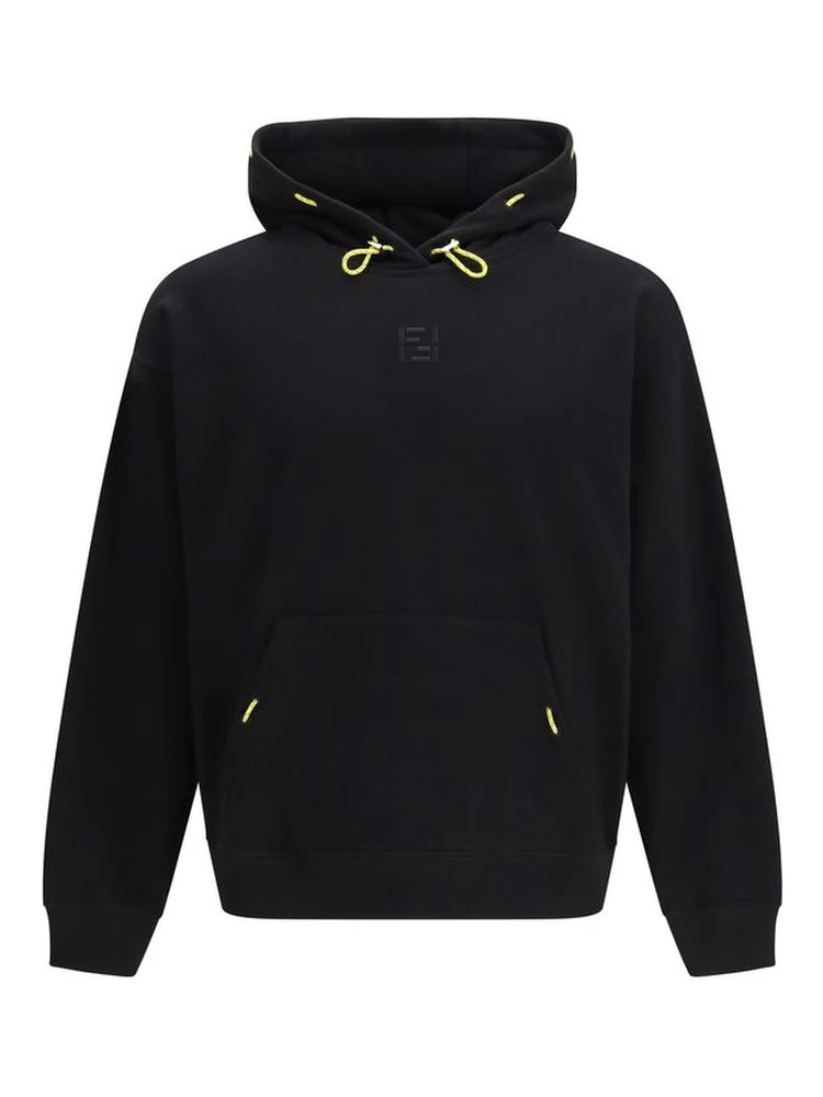Black Cotton Sweatshirt