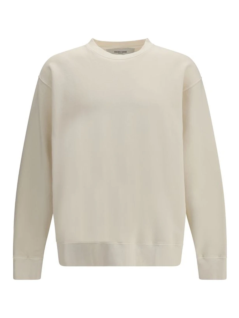 Beige Cotton Sweatshirt