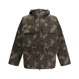 Bicolor Nylon Trench Coat