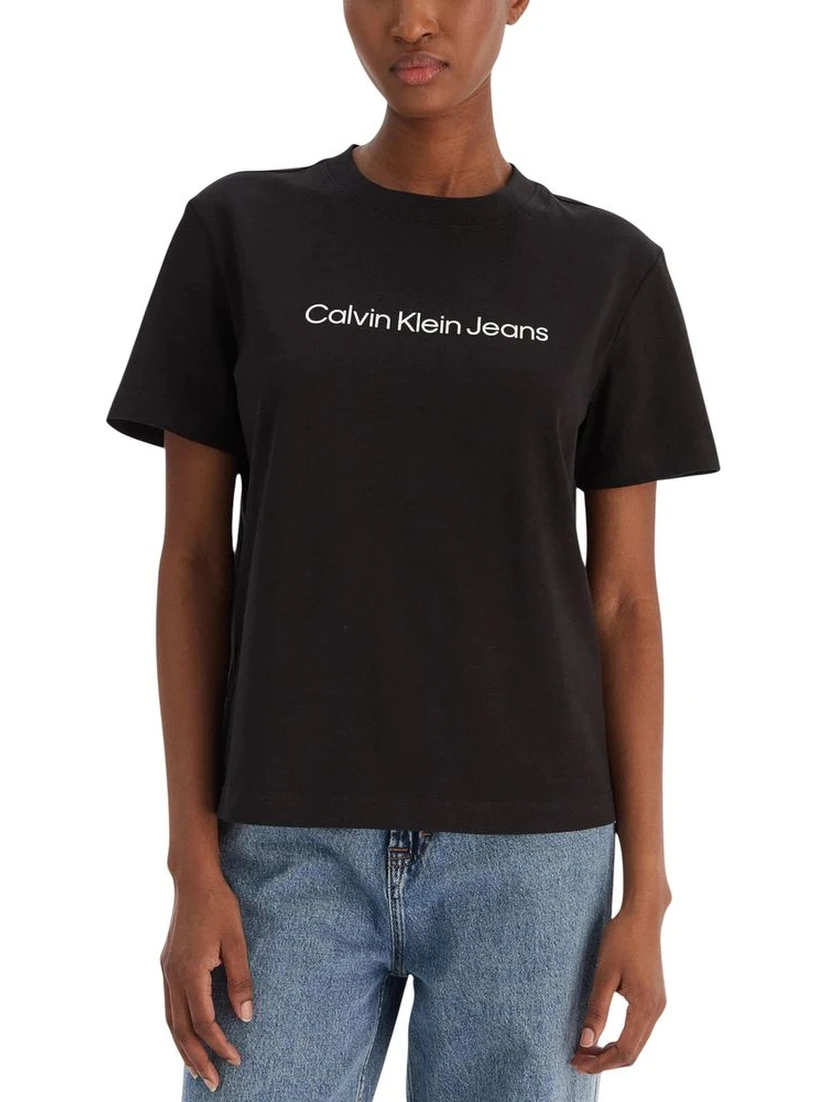 Black Cotton T-Shirt