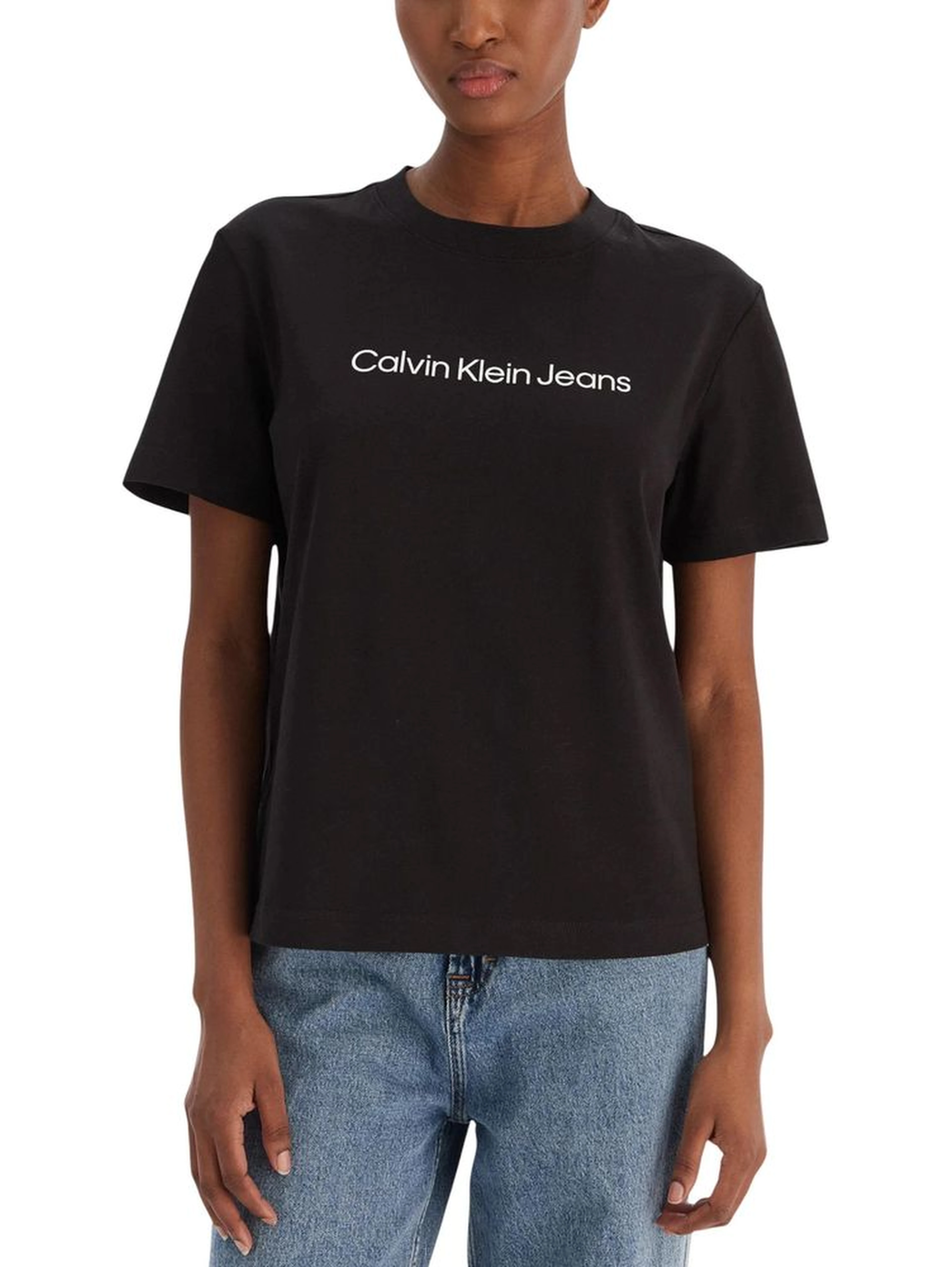 Black Cotton T-Shirt