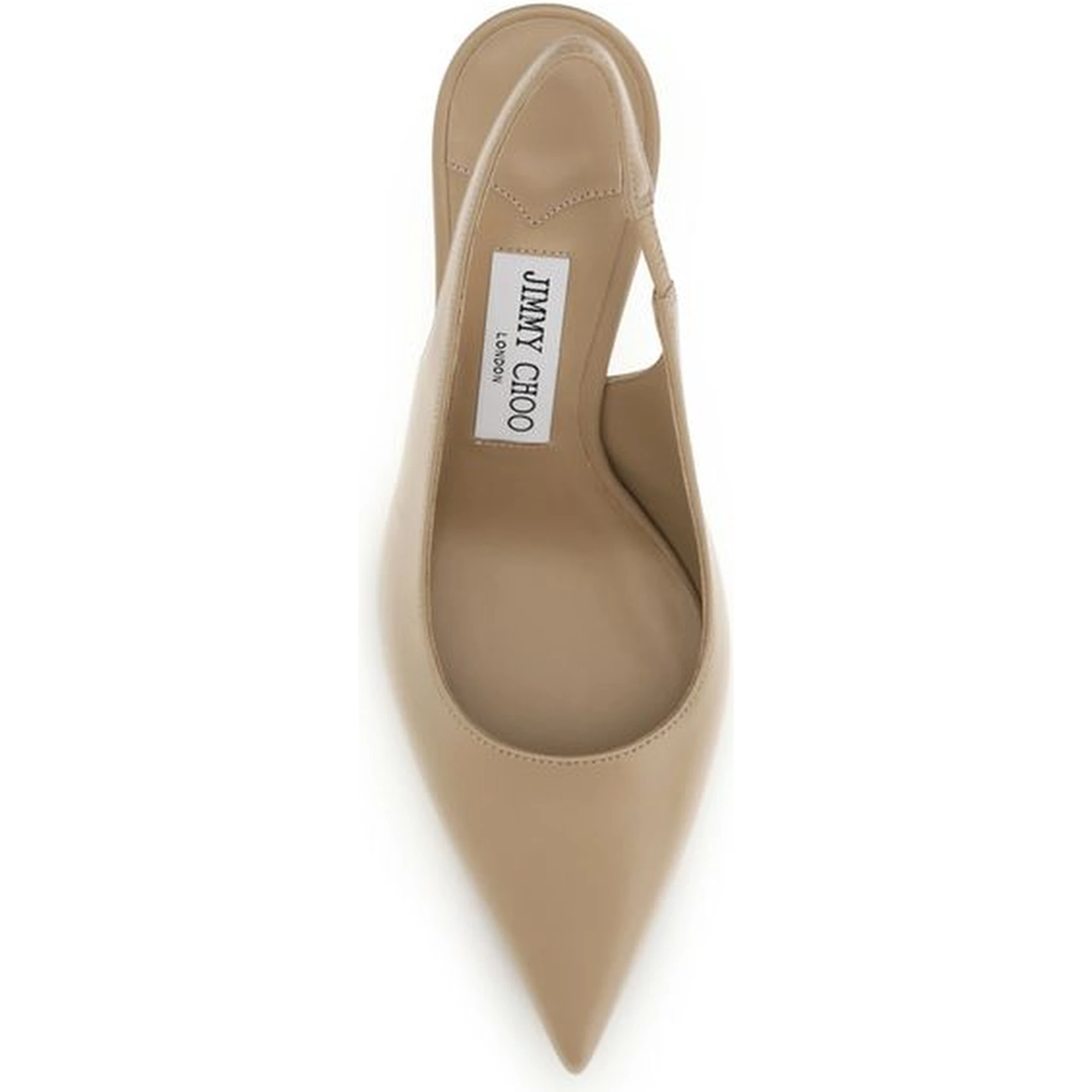 Beige Calf Leather Bos Taurus Platform Pumps