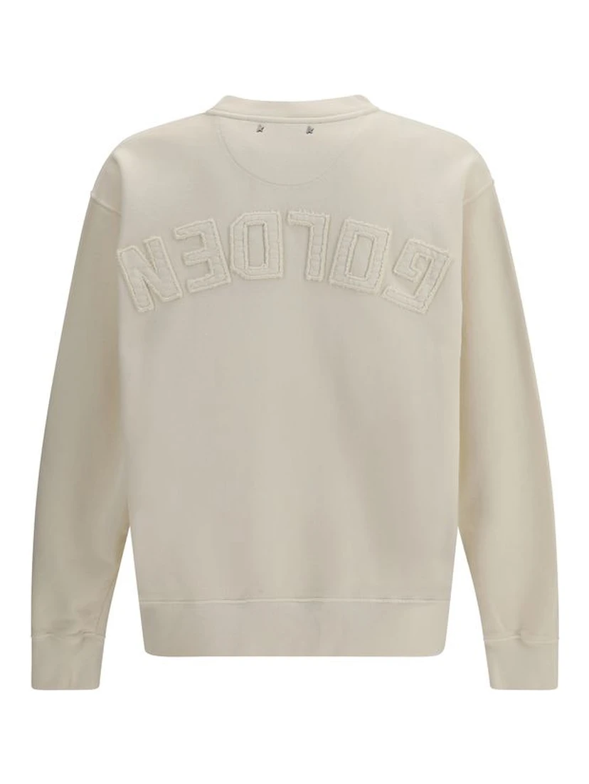 Beige Cotton Sweatshirt
