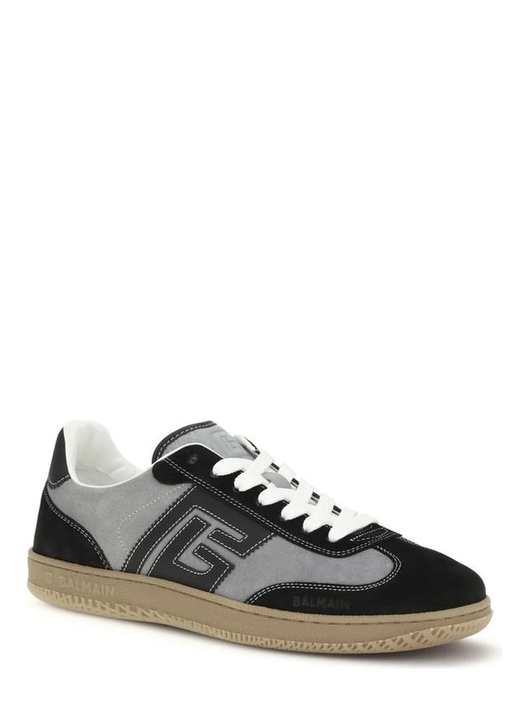 Gray Calf Leather Bos Taurus Low Top Sneakers alternative