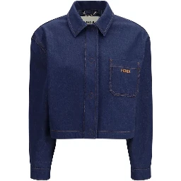 Blue Cotton Denim Jacket