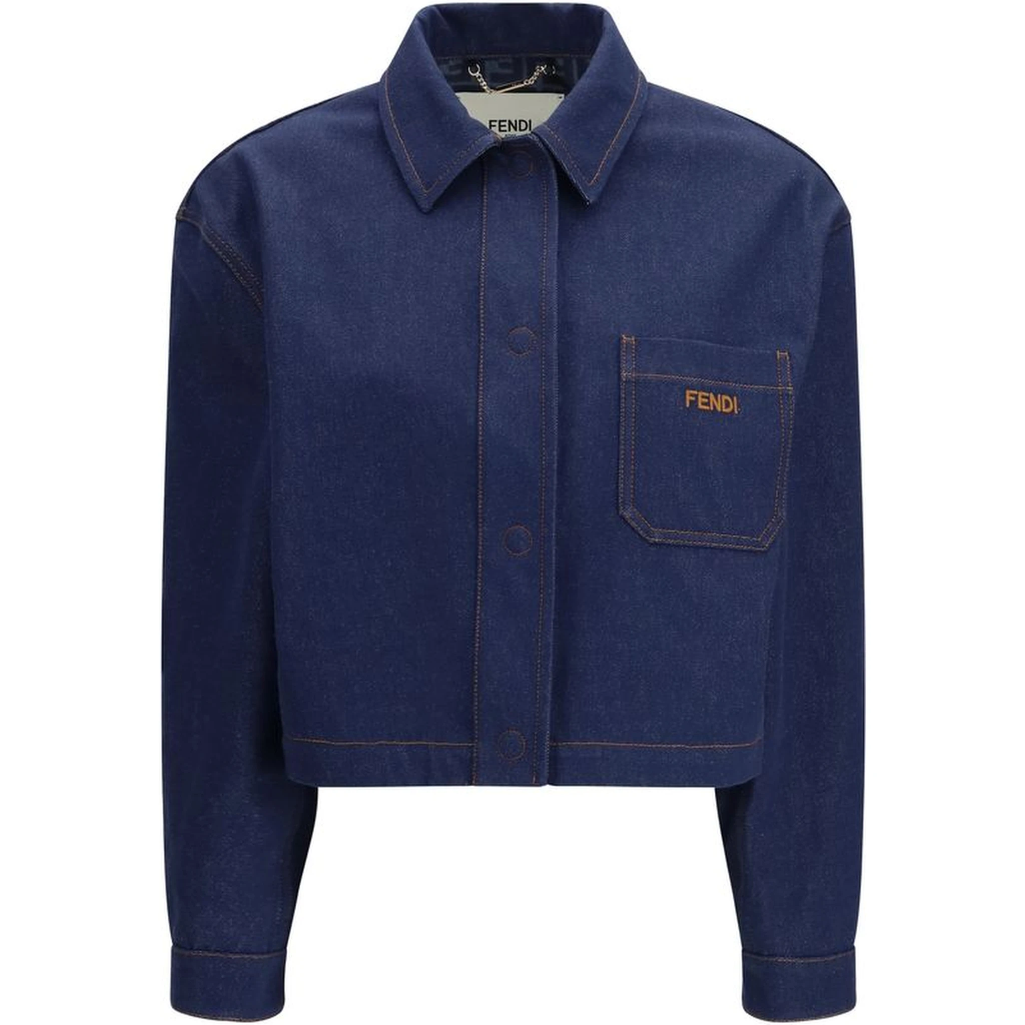 Blue Cotton Denim Jacket