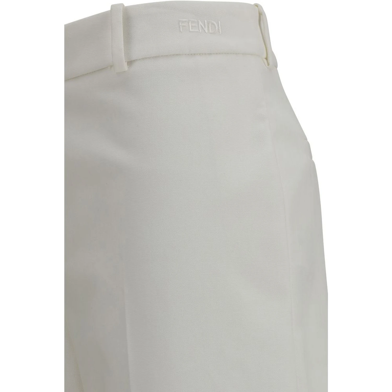 White Cotton Pants