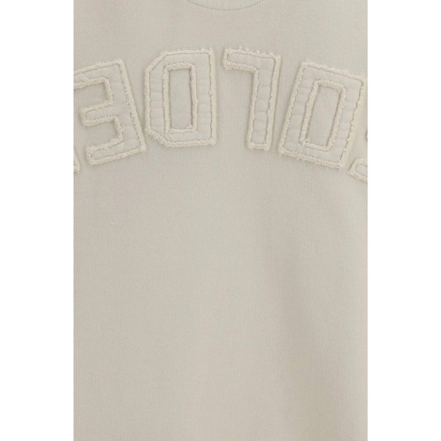 Beige Cotton Sweatshirt