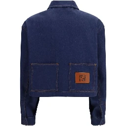 Blue Cotton Denim Jacket
