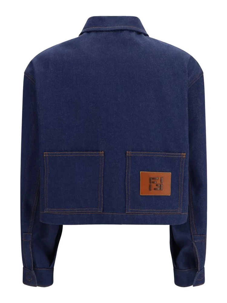 Blue Cotton Denim Jacket alternative