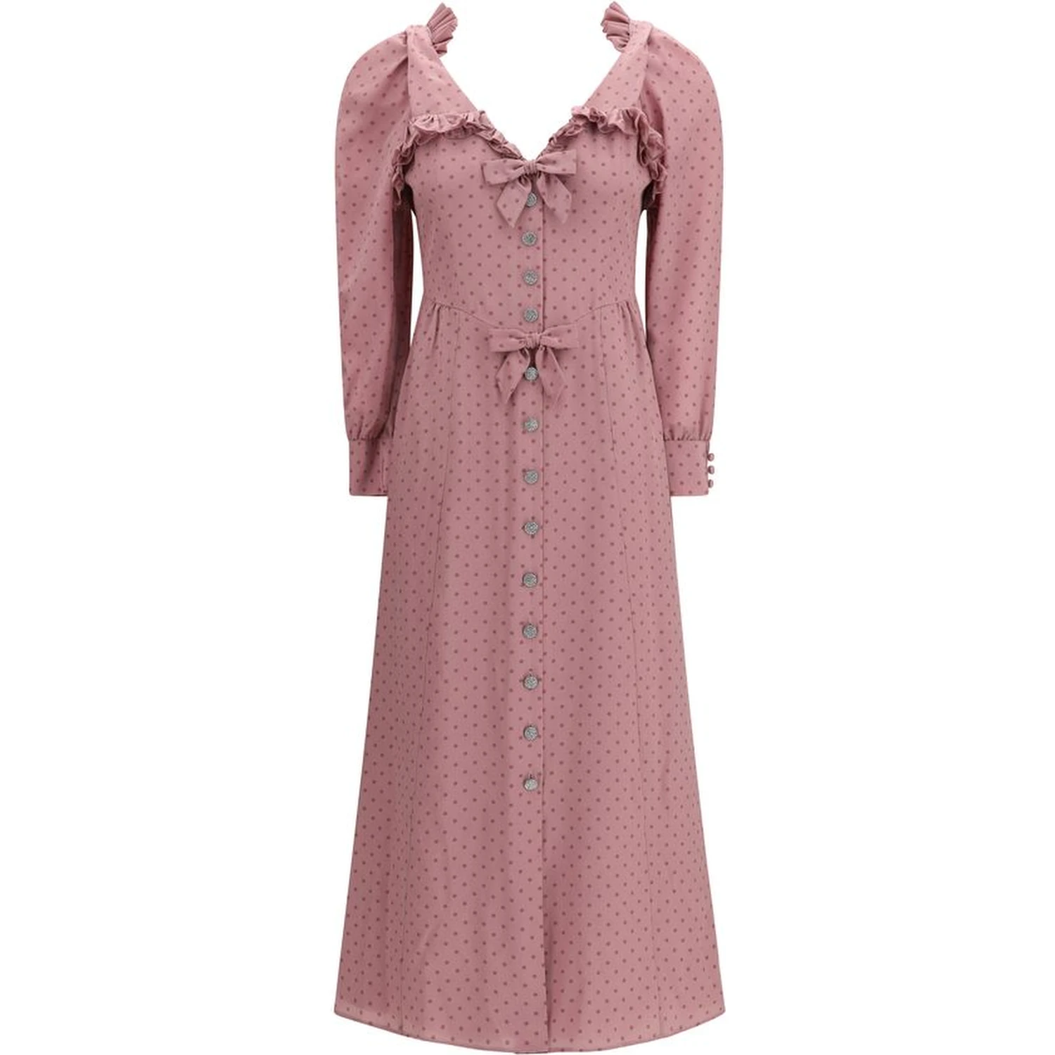Multicolor Silk Casual Dress