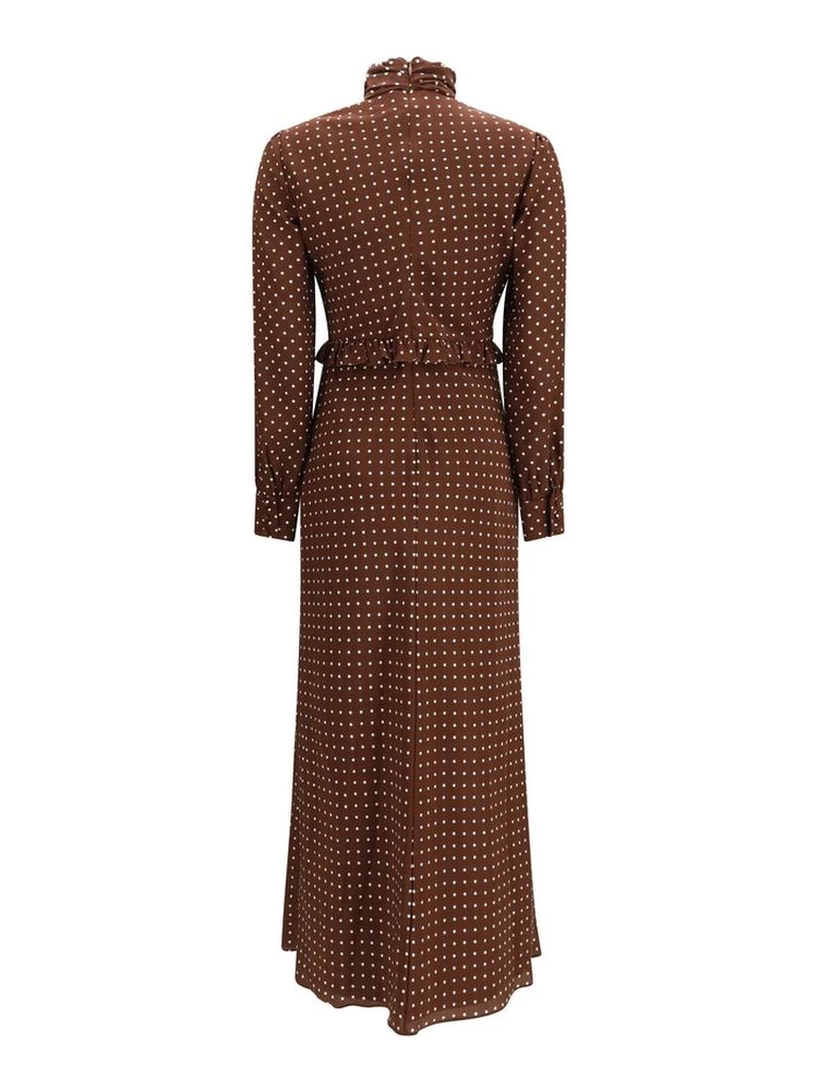 Brown Silk Casual Dress alternative