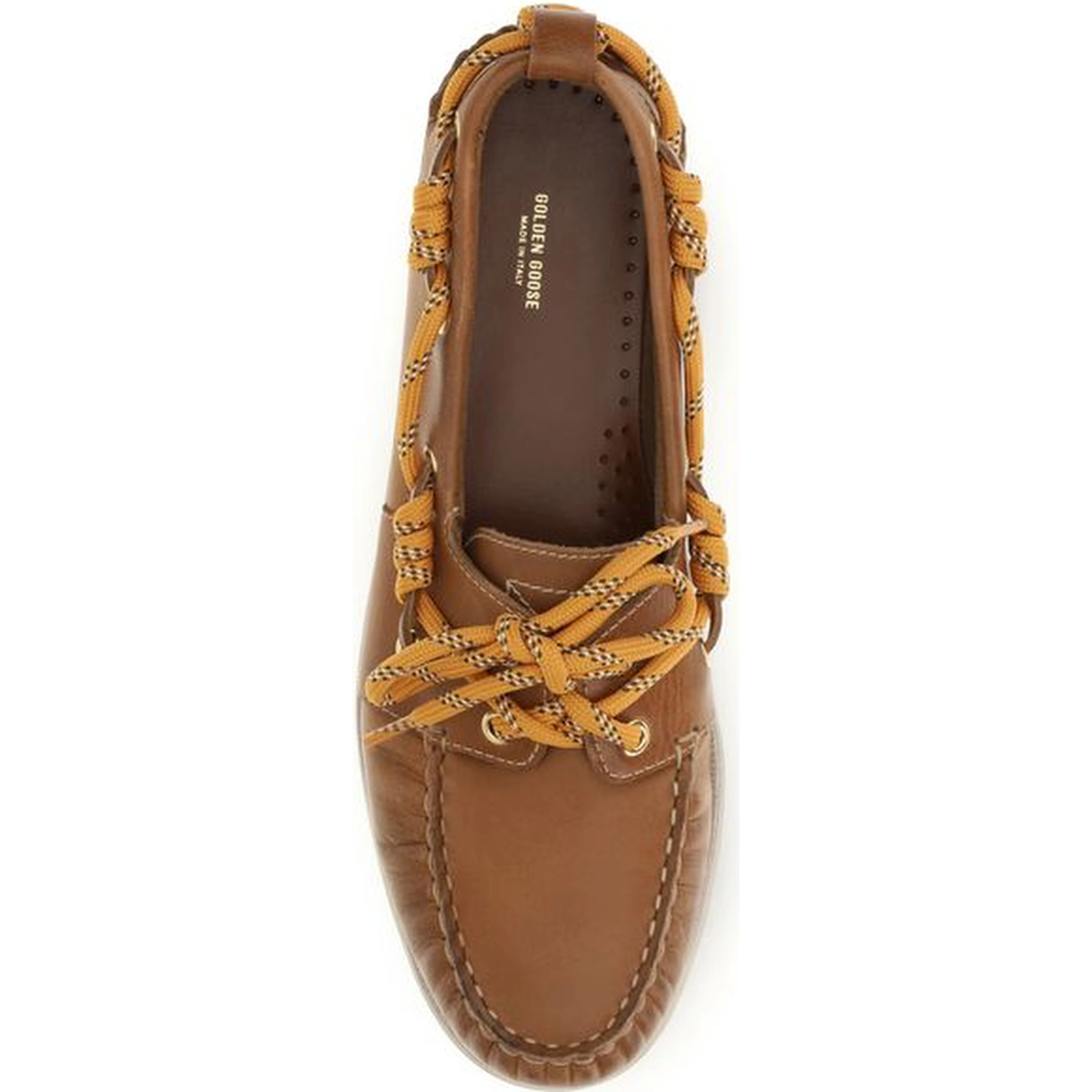 Brown Calf Leather Bos Taurus Slip-On Loafers