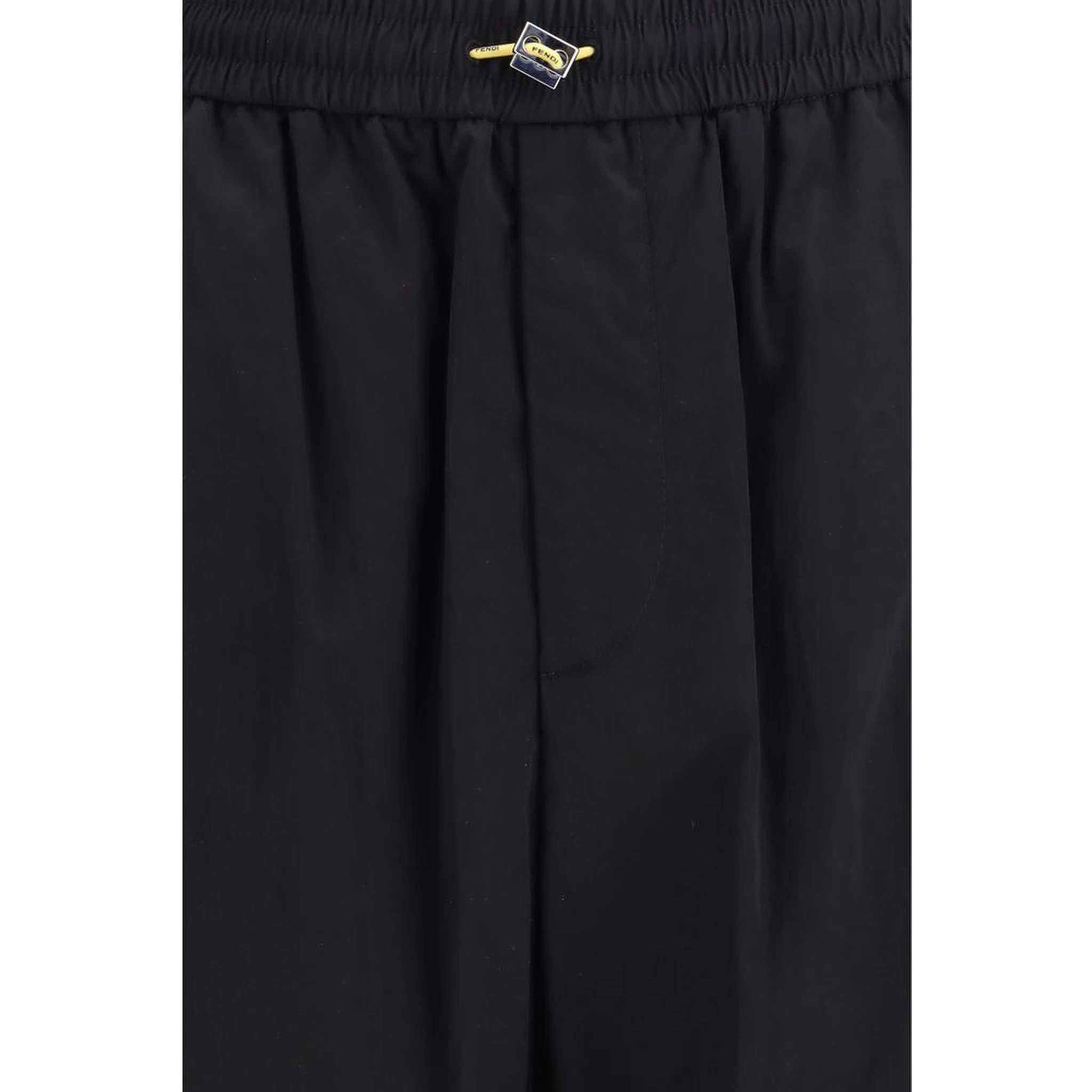 Black Cotton Cargo Pants