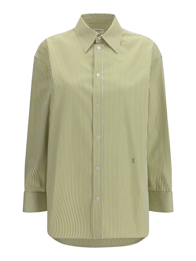 Bicolor Cotton Pattern Shirt