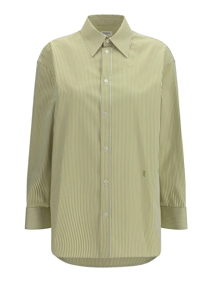 Bicolor Cotton Pattern Shirt