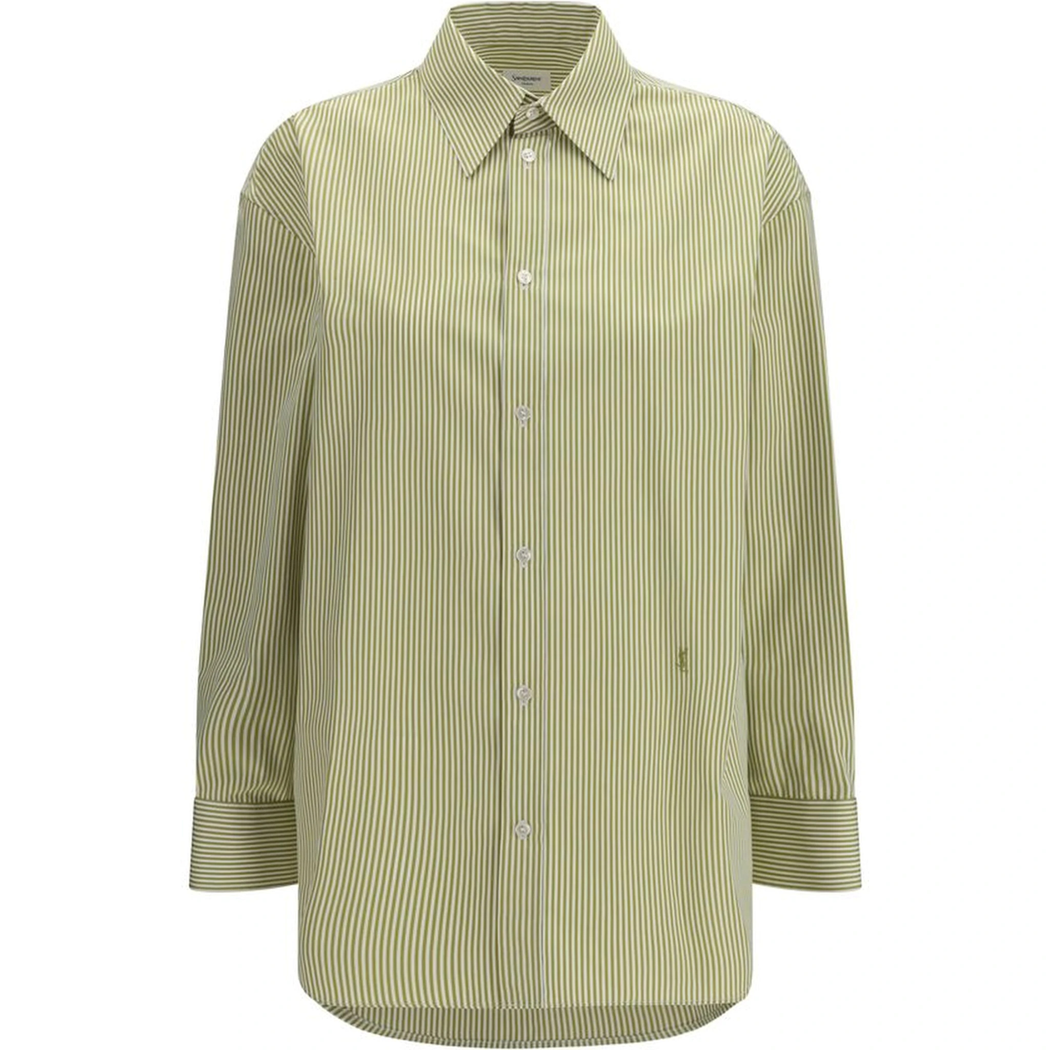 Bicolor Cotton Pattern Shirt