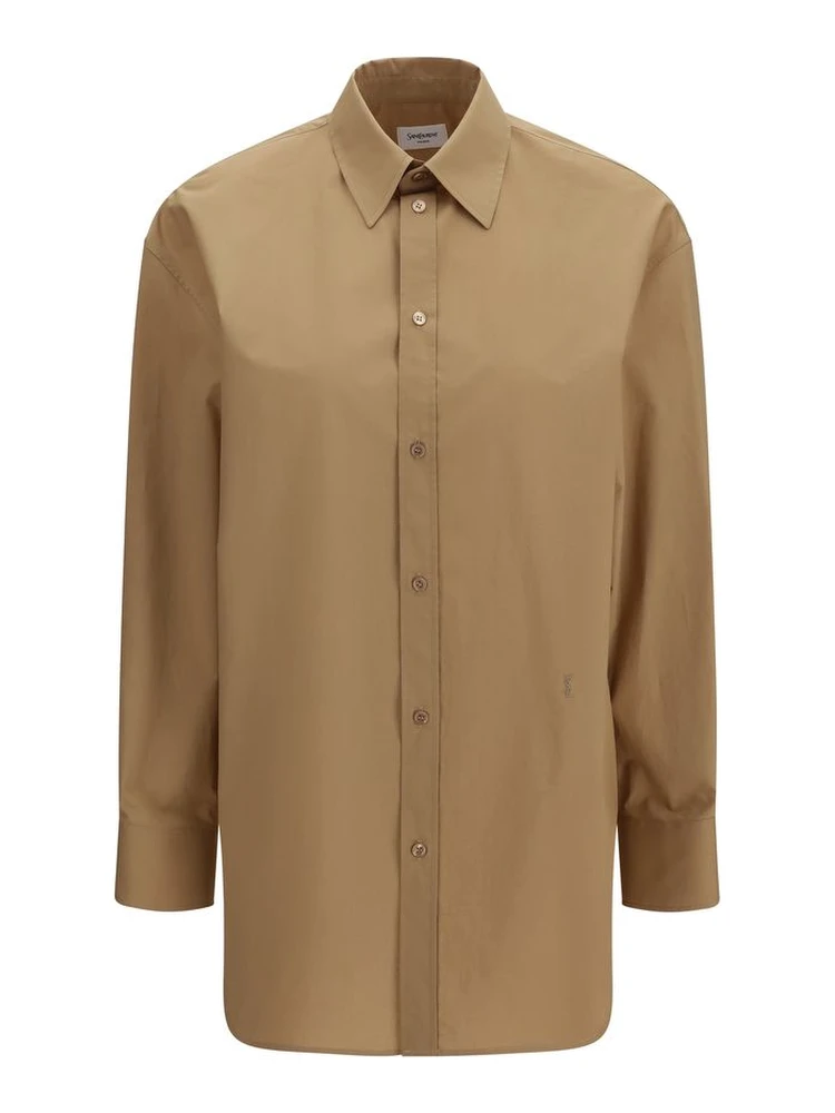 Beige Cotton Shirt