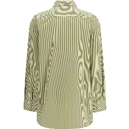 Bicolor Cotton Pattern Shirt