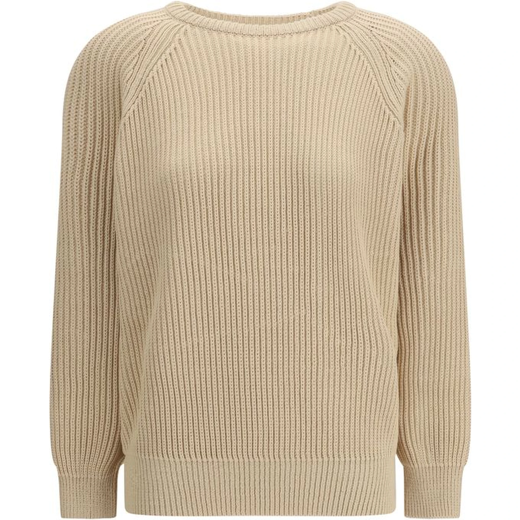 Beige Cotton Sweatshirt