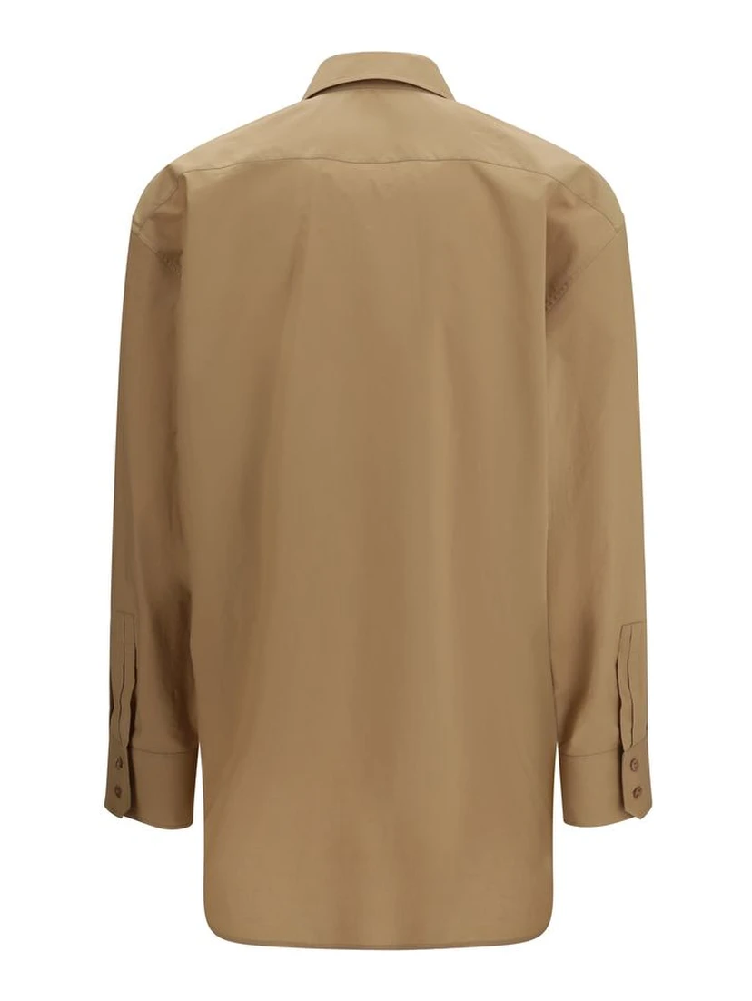Beige Cotton Shirt