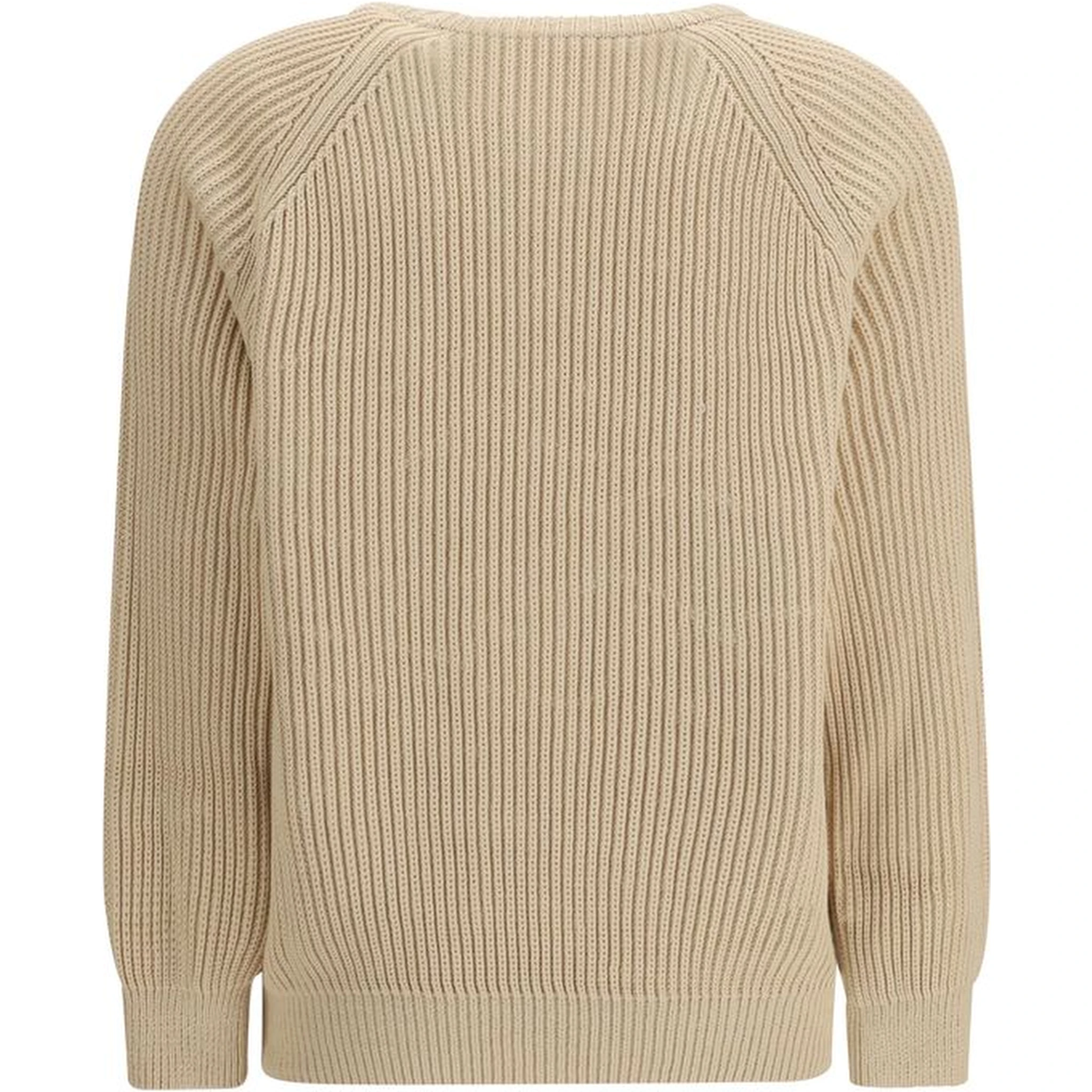 Beige Cotton Sweatshirt