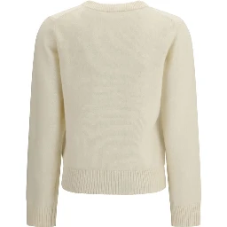 Beige Merino Wool Sweatshirt