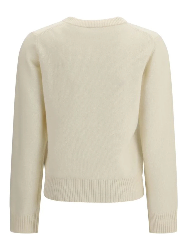 Beige Merino Wool Sweatshirt alternative