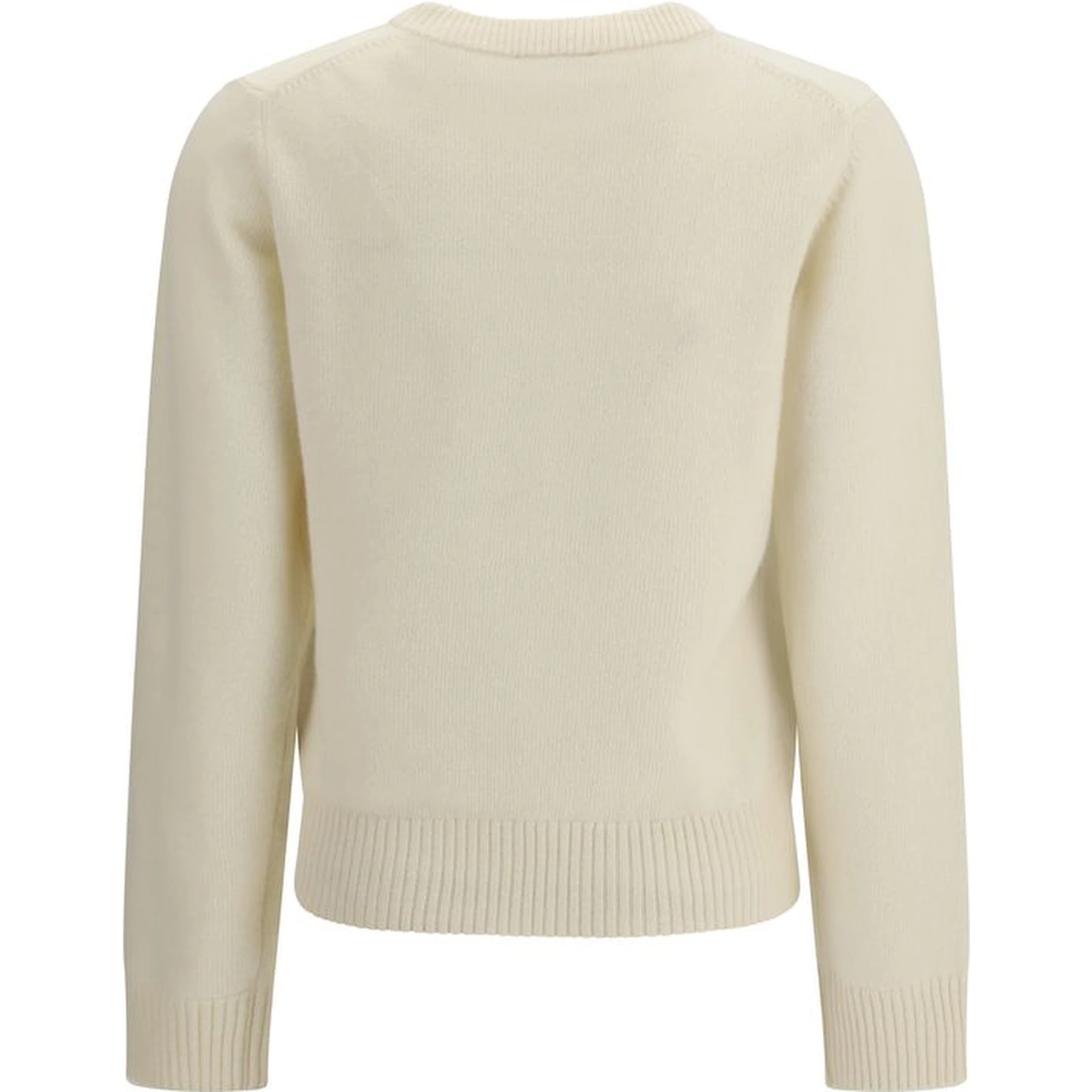 Beige Merino Wool Sweatshirt