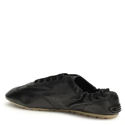Black Calf Leather Bos Taurus Athletic Sneakers