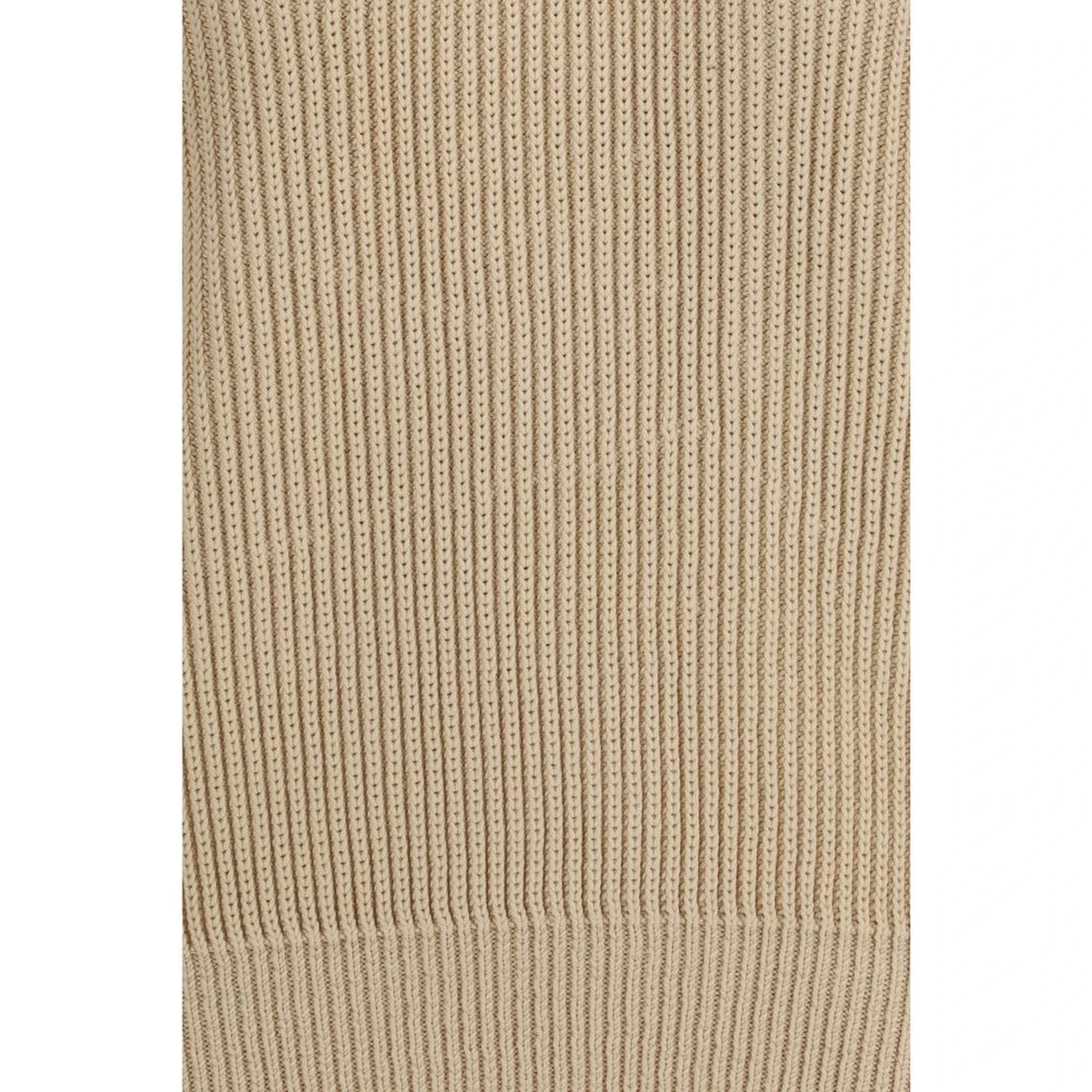 Beige Cotton Sweatshirt