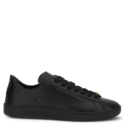 Black Calf Leather Bos Taurus Sneakers