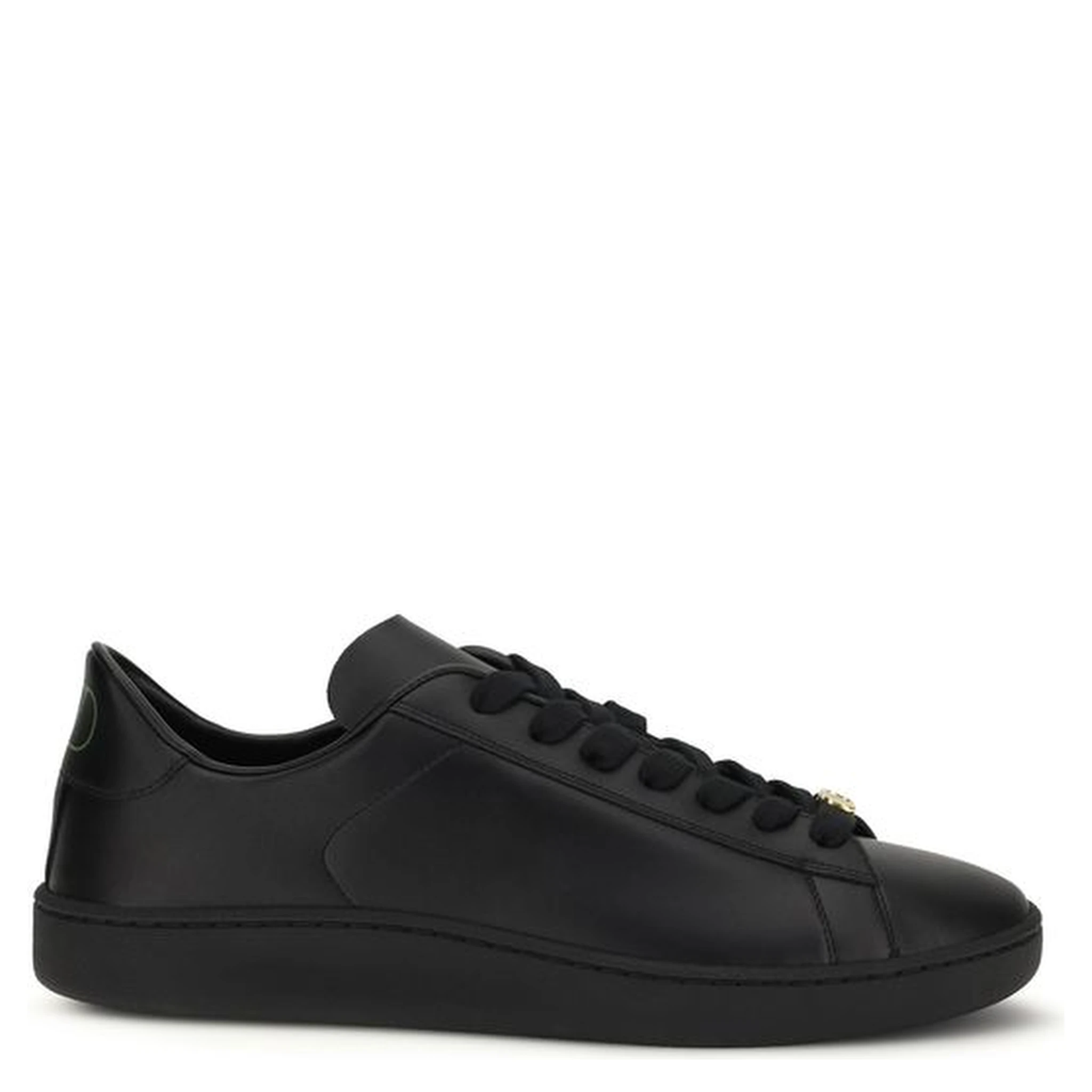Black Calf Leather Bos Taurus Sneakers