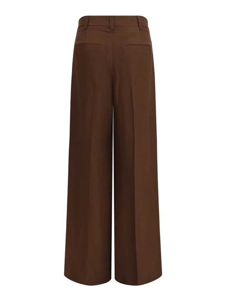 Brown Viscose Casual Pants alternative