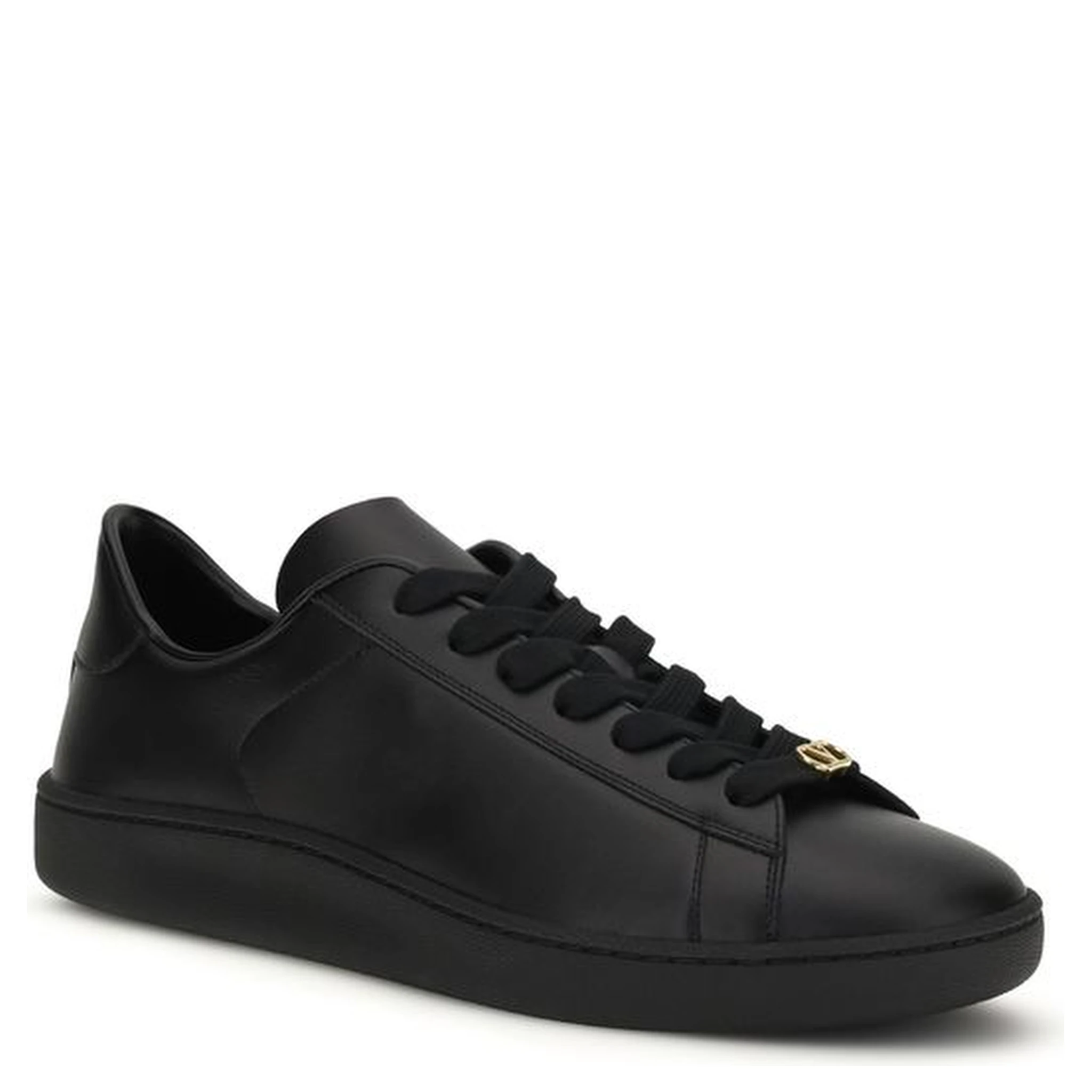 Black Calf Leather Bos Taurus Sneakers