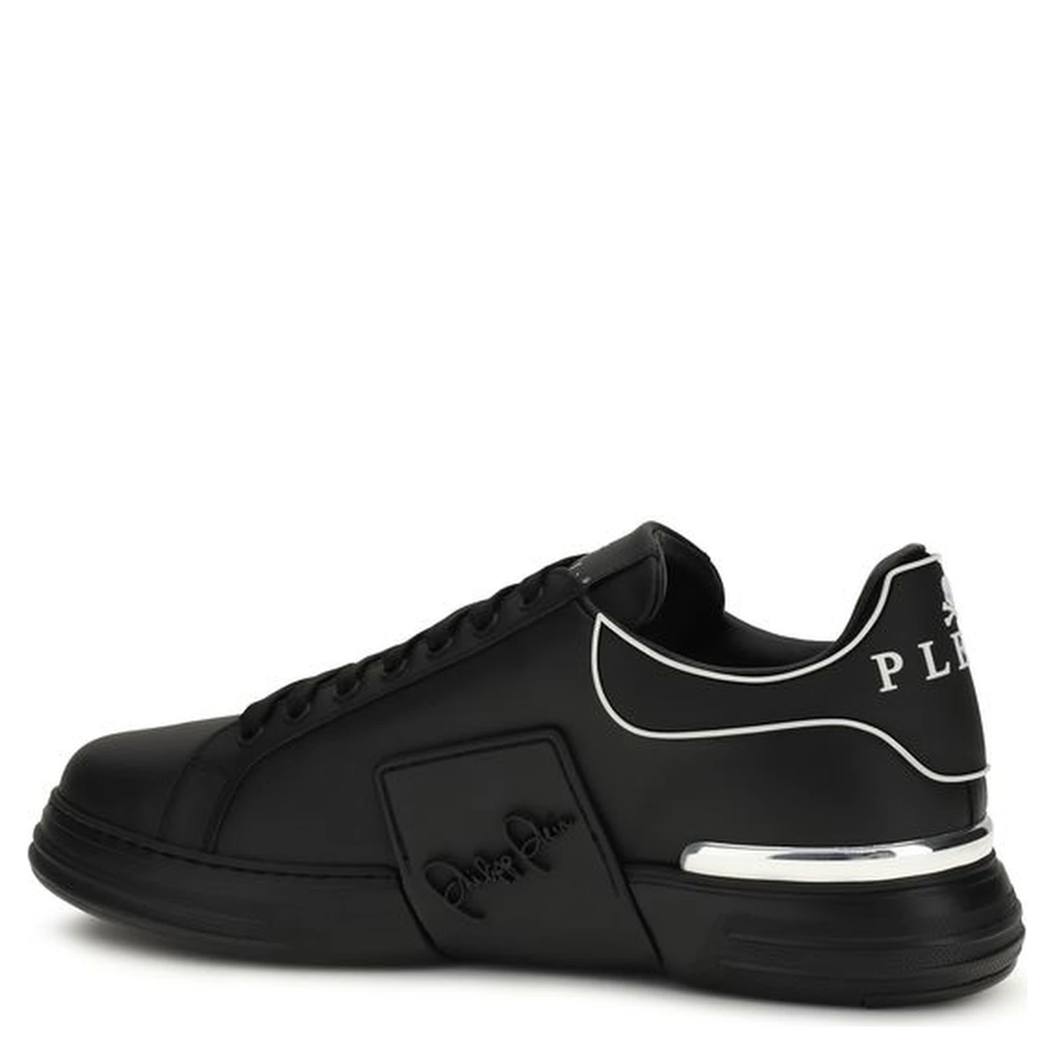 Black Calf Leather Bos Taurus Low Top Sneakers