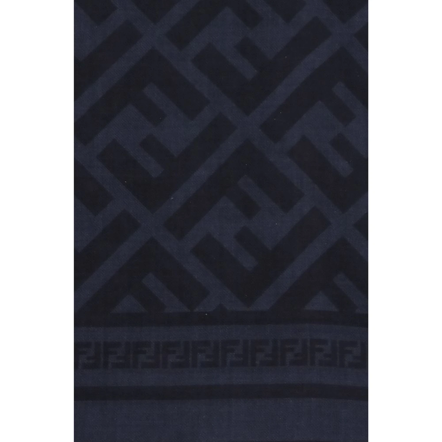 Blue Fleece Wool Scarf