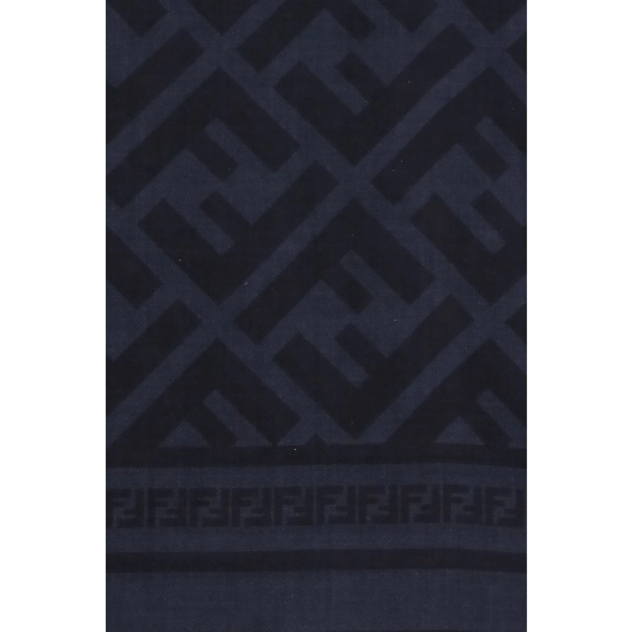 Blue Fleece Wool Scarf