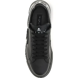 Black Calf Leather Bos Taurus Low Top Sneakers