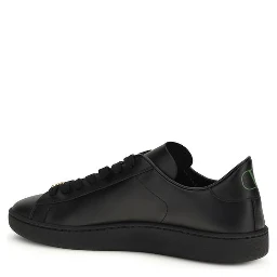 Black Calf Leather Bos Taurus Sneakers