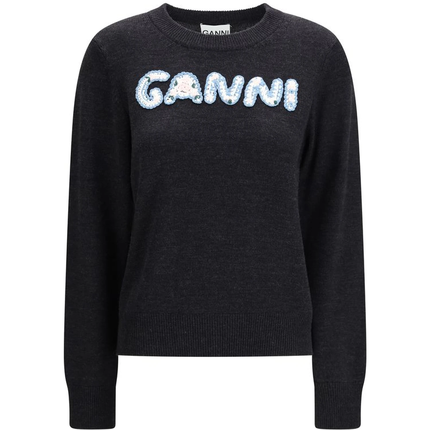 Gray Merino Wool Sweatshirt