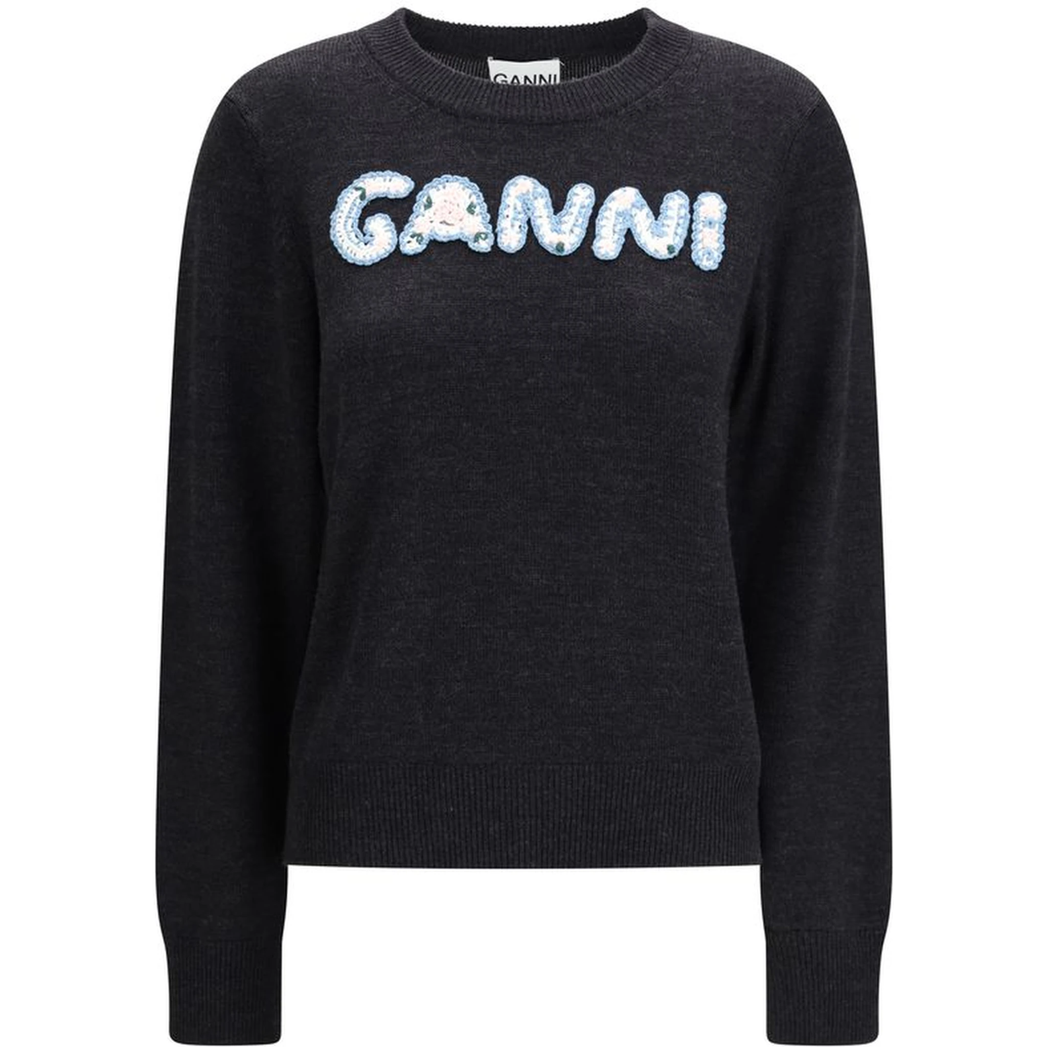 Gray Merino Wool Sweatshirt