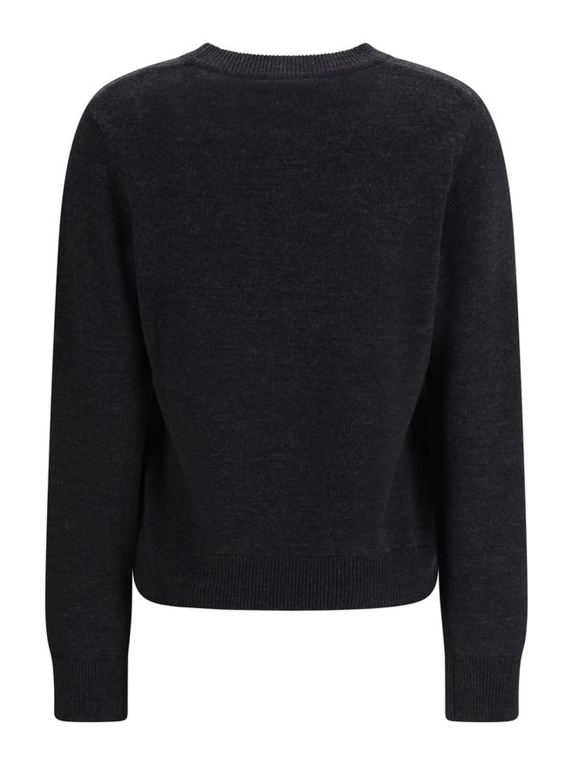 Gray Merino Wool Sweatshirt